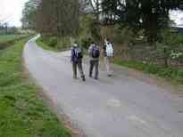 Walking on Road after Bourton