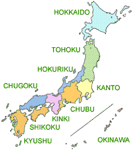 Map of Japan